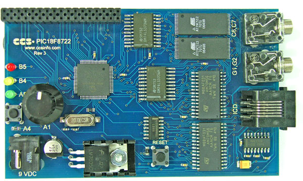 PIC18F8722 Development Kit - CCS, Inc.